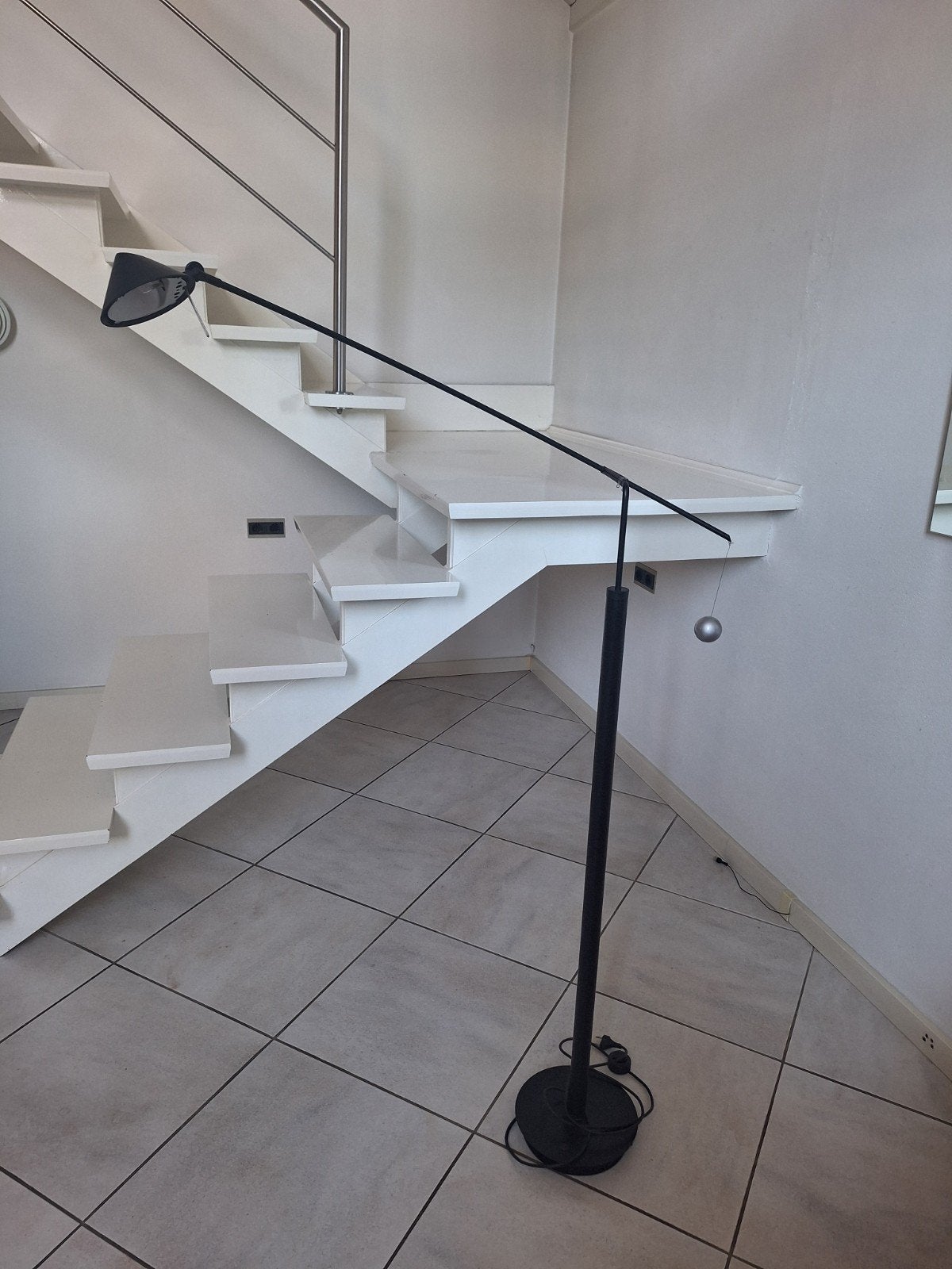 Artemide Nestore Lettura Vloerlamp - Made in Italy, Ophalen, Modern design, 200 cm of meer, Overige fittingen
