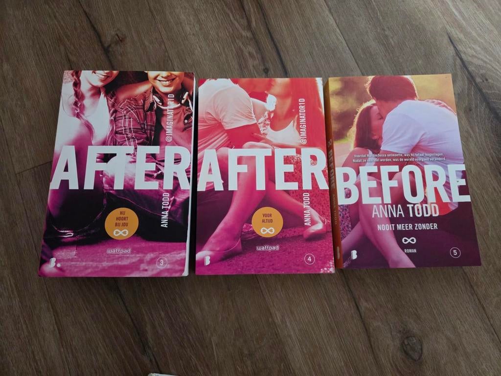 After en Before boekenreeks - Anna Todd (deel 3, 4, 5), Boeken, Romans, Zo goed als nieuw, Nederland, Ophalen of Verzenden