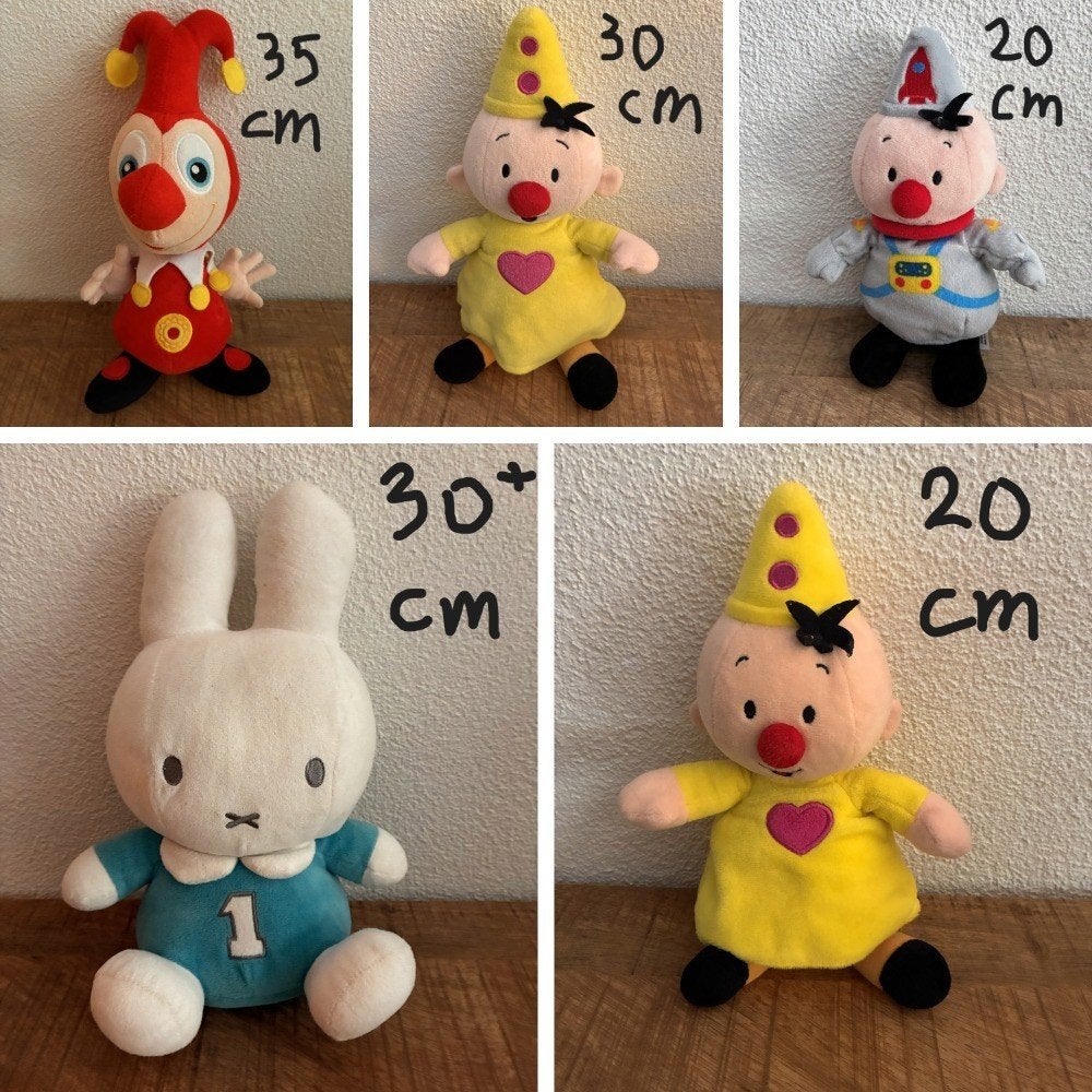 Knuffels Bumba, Nijntje, Efteling Jokie. ZGAN. Zie foto's., Kinderen en Baby's, Speelgoed | Babyspeelgoed, Ophalen of Verzenden