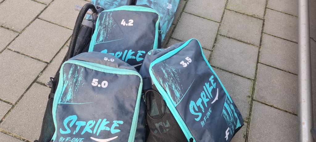 3x F-one strike V1 wing /wingset te koop, Ophalen, Zo goed als nieuw, Wingsurf-wing