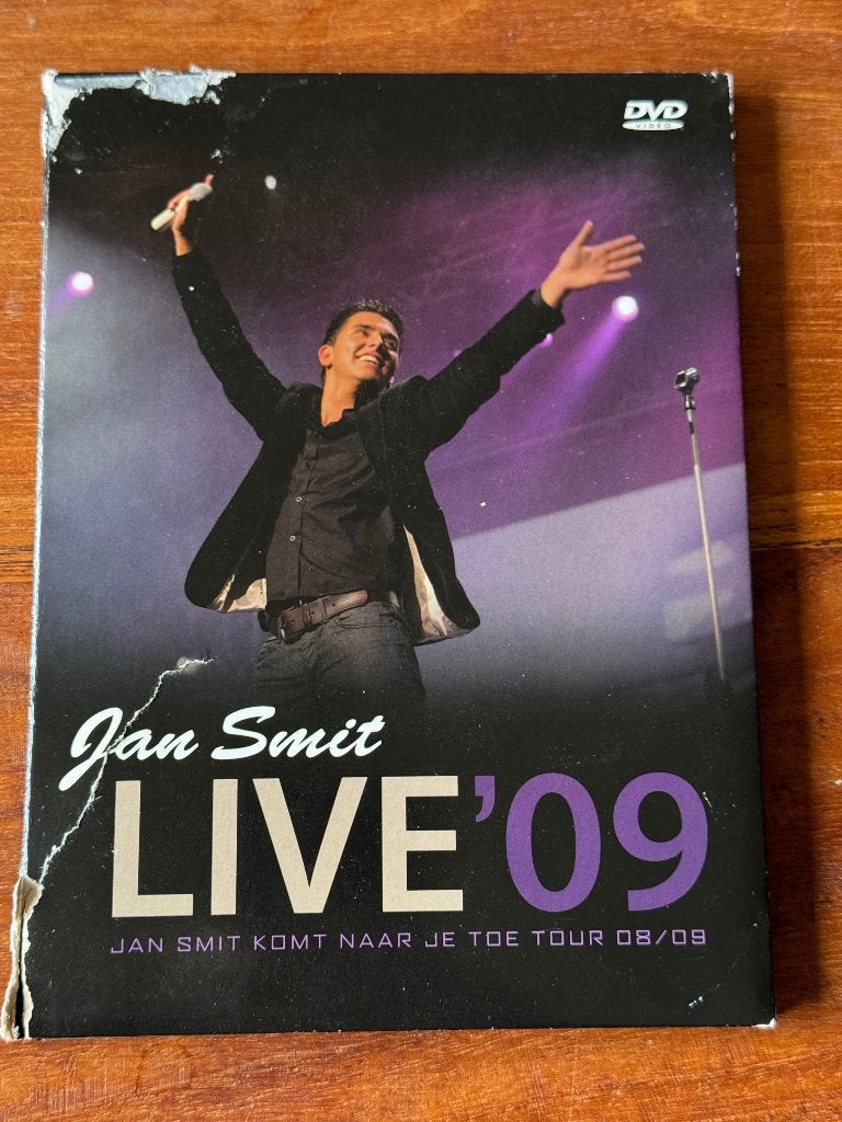 dvd muziek Jan Smit live 2009 Jan Smith komt naar je toe, Alle leeftijden, Ophalen of Verzenden, Zo goed als nieuw