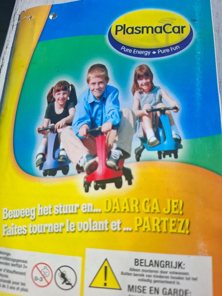 Plasmacar. Geen batterijen, motor of trappers., Ophalen, Gebruikt, Jongen of Meisje