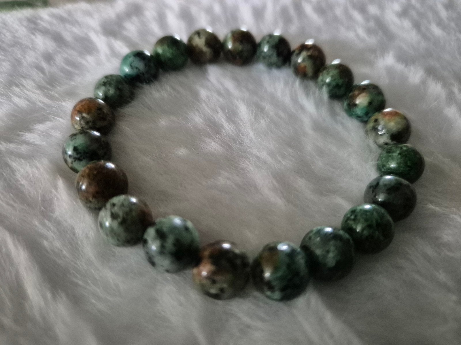 Afrikaanse turkoois armband, Ophalen of Verzenden, Nieuw, Overige kleuren, Met edelsteen