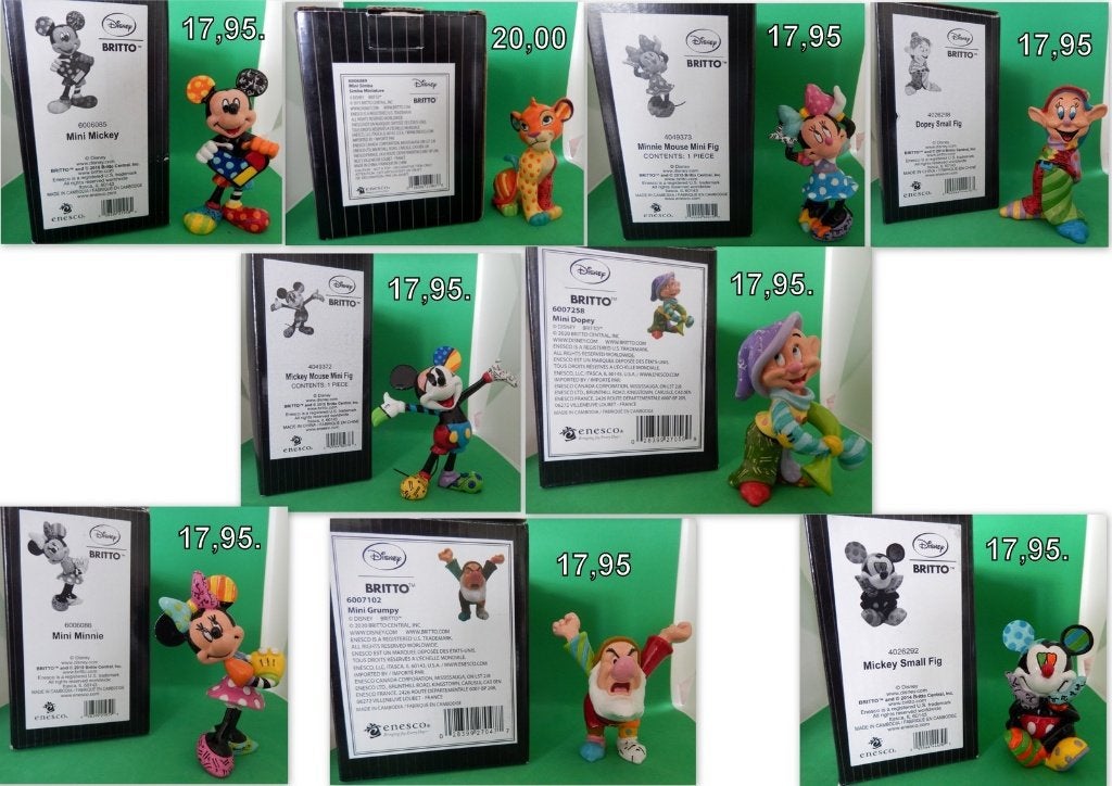 BRITTO mini figuren, Ophalen, Overige figuren, Nieuw, Beeldje of Figuurtje
