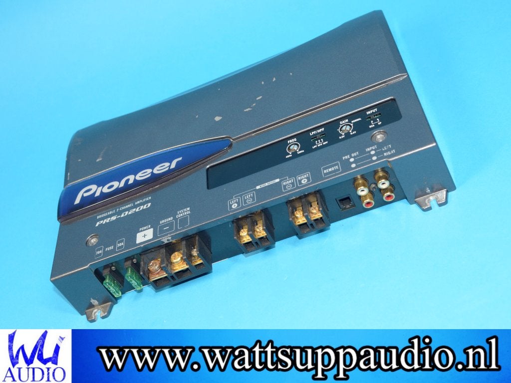 Pioneer PRS-D200 2 kanaals / mono versterker 600W RMS, Auto diversen, Gebruikt, ., Ophalen of Verzenden, Pioneer