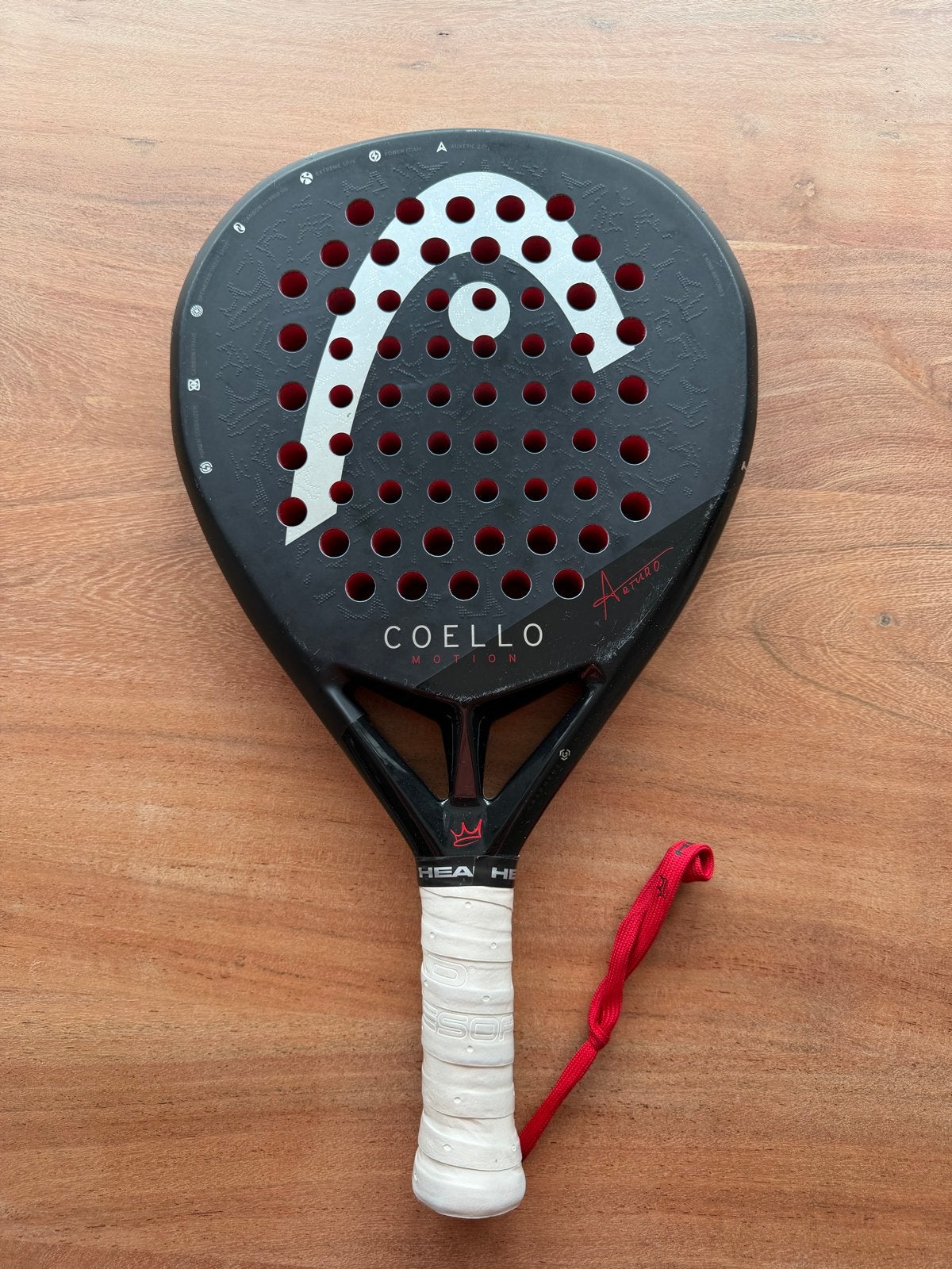 Head Speed Motion Coello Padelracket - Gebruikt, Ophalen of Verzenden, Gebruikt, Padelracket