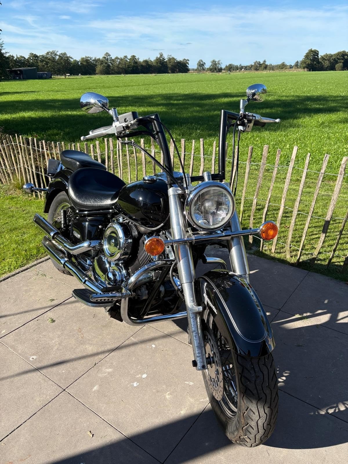 yamaha dragstar 1100 23300 km, Motoren, 2 cilinders, Particulier, Meer dan 35 kW, Handgeschakeld