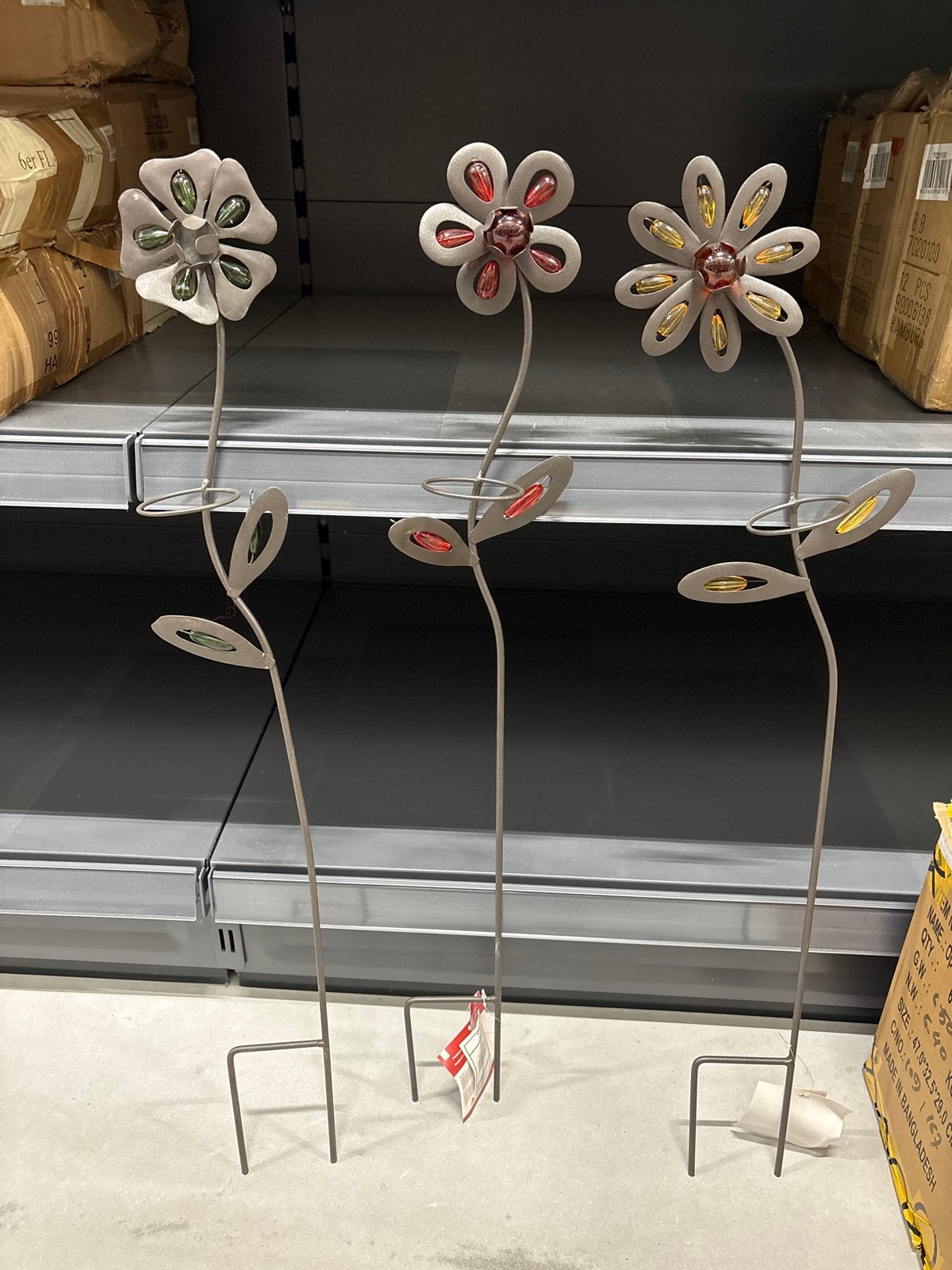 Decoratieve Tuinstekers Bloemen met Gekleurd glas  84 stuks, Ophalen of Verzenden, Nieuw