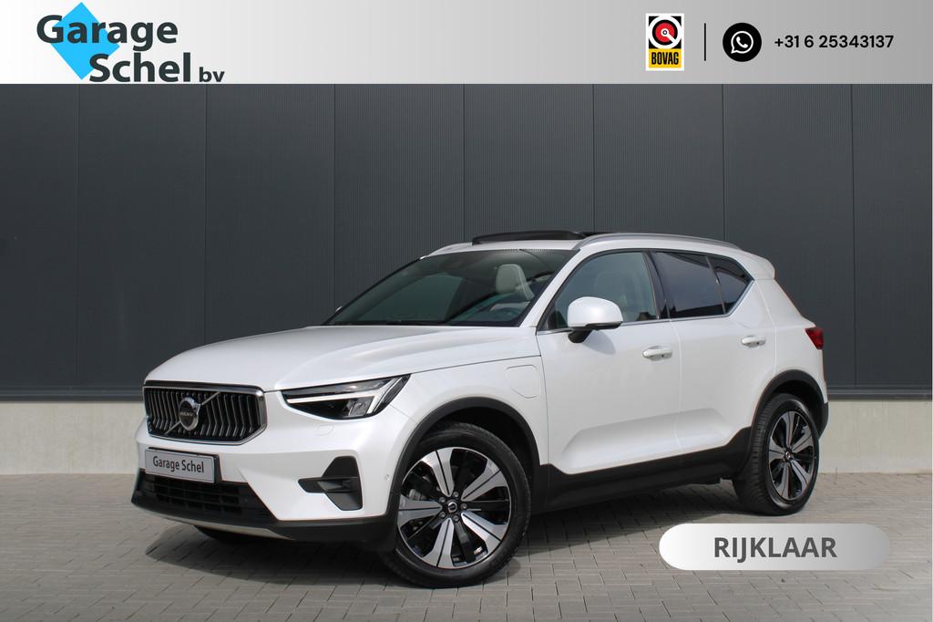 Volvo XC40 1.5 T5 Plug-in hybrid Ultimate Bright - Pano - Tr, Auto's, Stof, Euro 6, Wit, Bedrijf