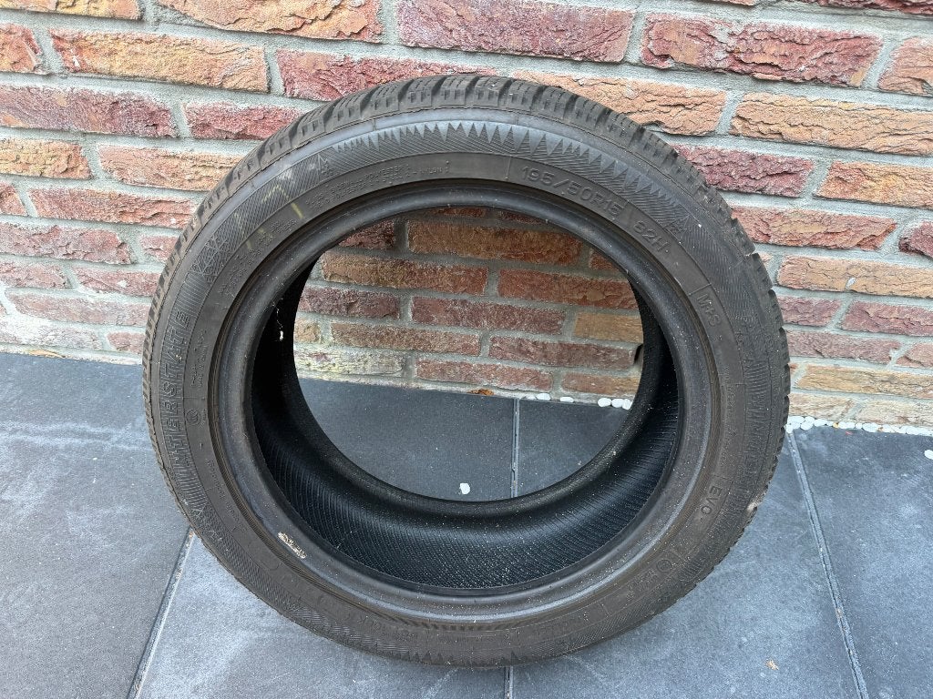 Winterbanden zonder velg 4 stuks., Auto-onderdelen, Ophalen, Gebruikt, 15 inch, Winterbanden