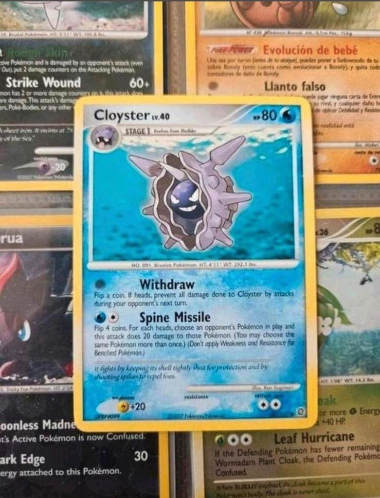 Cloyster 47/132 Diamond&Pearl Secret Wonders pokemon kaart, Ophalen of Verzenden, Gebruikt, Losse kaart
