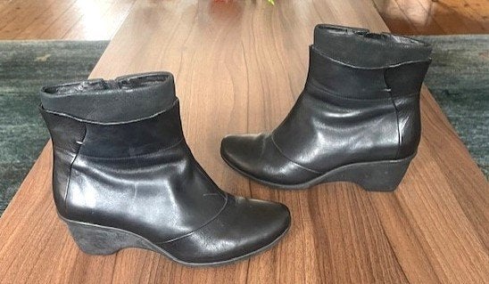 als nieuwe Clarks enkellaars naar 39 active air, Zwart, Lage of Enkellaarzen, Ophalen of Verzenden, Zo goed als nieuw