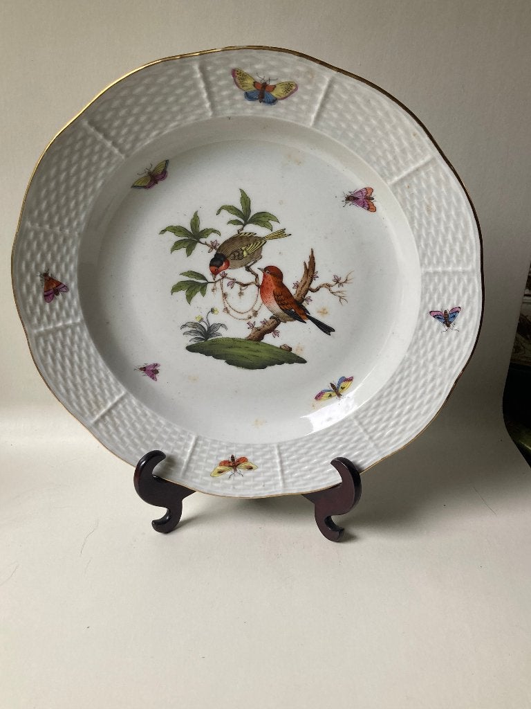 Herend porseleinen bord Rothschild, Ophalen of Verzenden