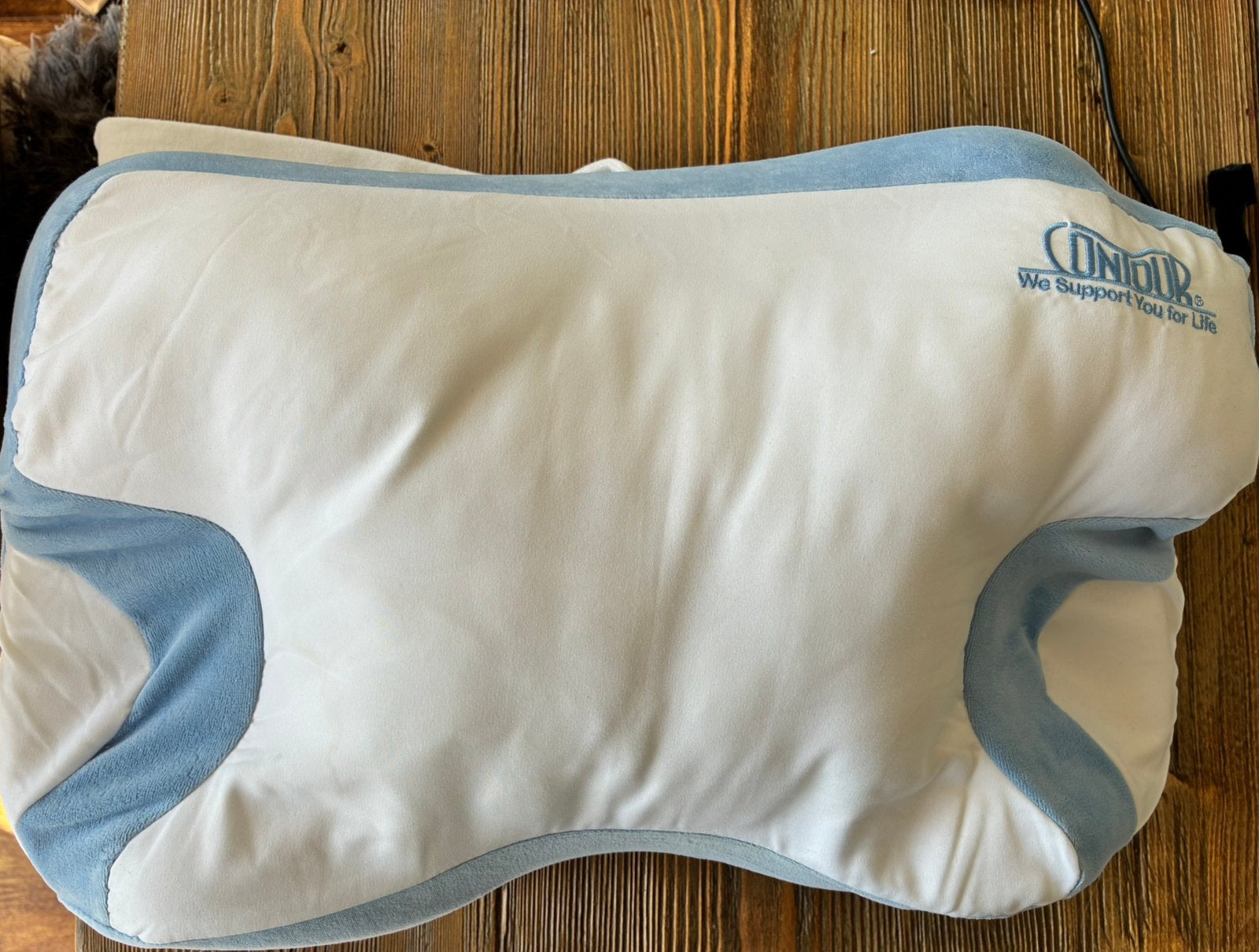 Contour CPAP Ergonomisch Hoofdkussen + Extra Hoes (Gewassen), Diversen, Verzenden, Gebruikt