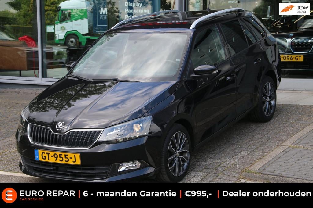 Skoda Fabia Combi 1.2 TSI Edition NL-AUTO NAP DEALER OND., Auto's, Skoda, Euro 6, 4 cilinders, Zwart, Origineel Nederlands