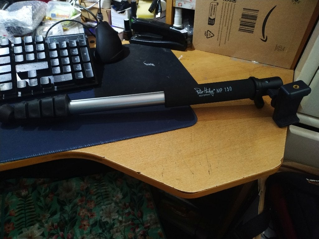 Monopod statief Peter Hadley MP 150, Ophalen of Verzenden, Zo goed als nieuw, 150 tot 175 cm, Eenpoot