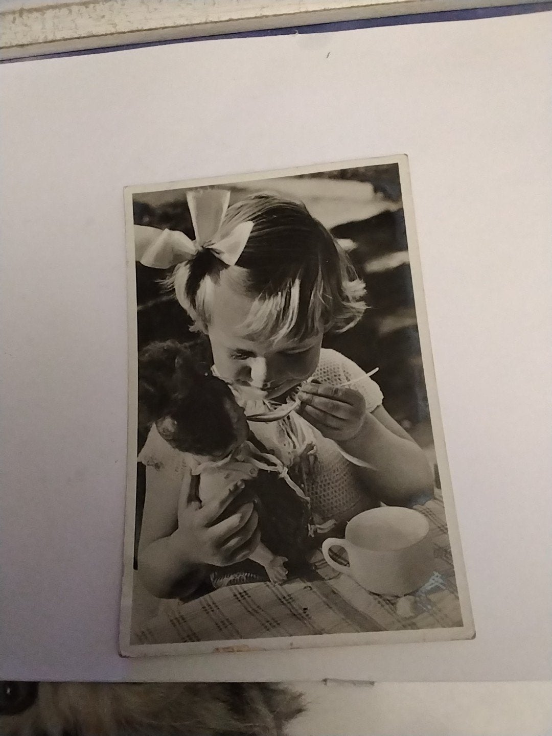 MEISJE. MET. POP. 1941, Ophalen of Verzenden, 1940 tot 1960, Kinderen