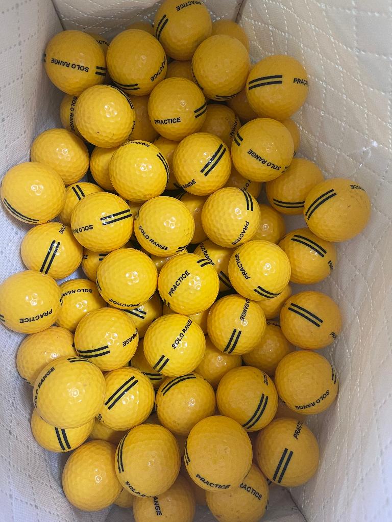 50 golfballen, 1 x gebruikt, Practice Solo Range, Ophalen of Verzenden, Zo goed als nieuw, Bal(len), Overige merken