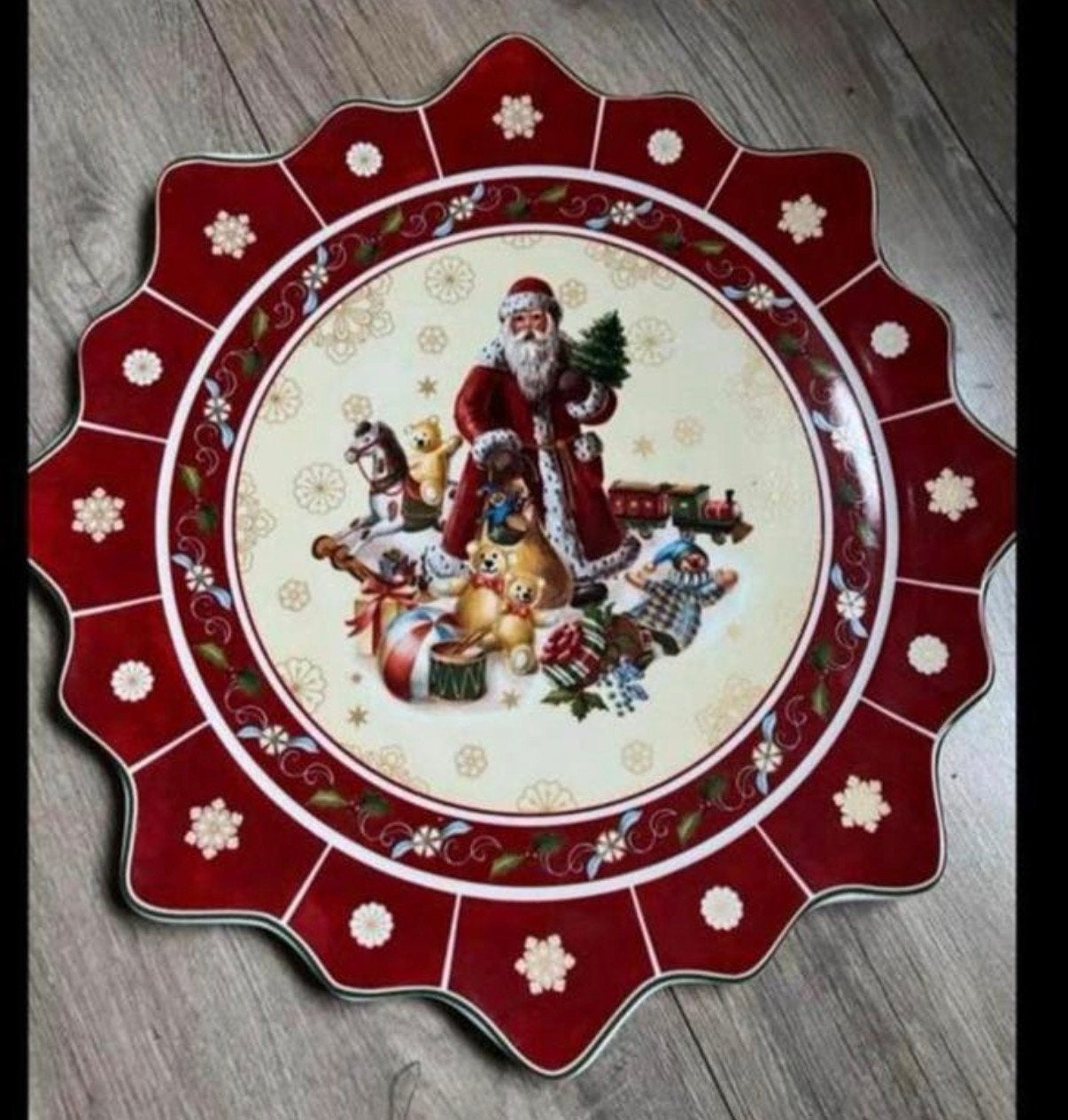 Villeroy &Boch Toy's Fantasy Kerstboom Grote Serveerschaal, Ophalen of Verzenden, Zo goed als nieuw