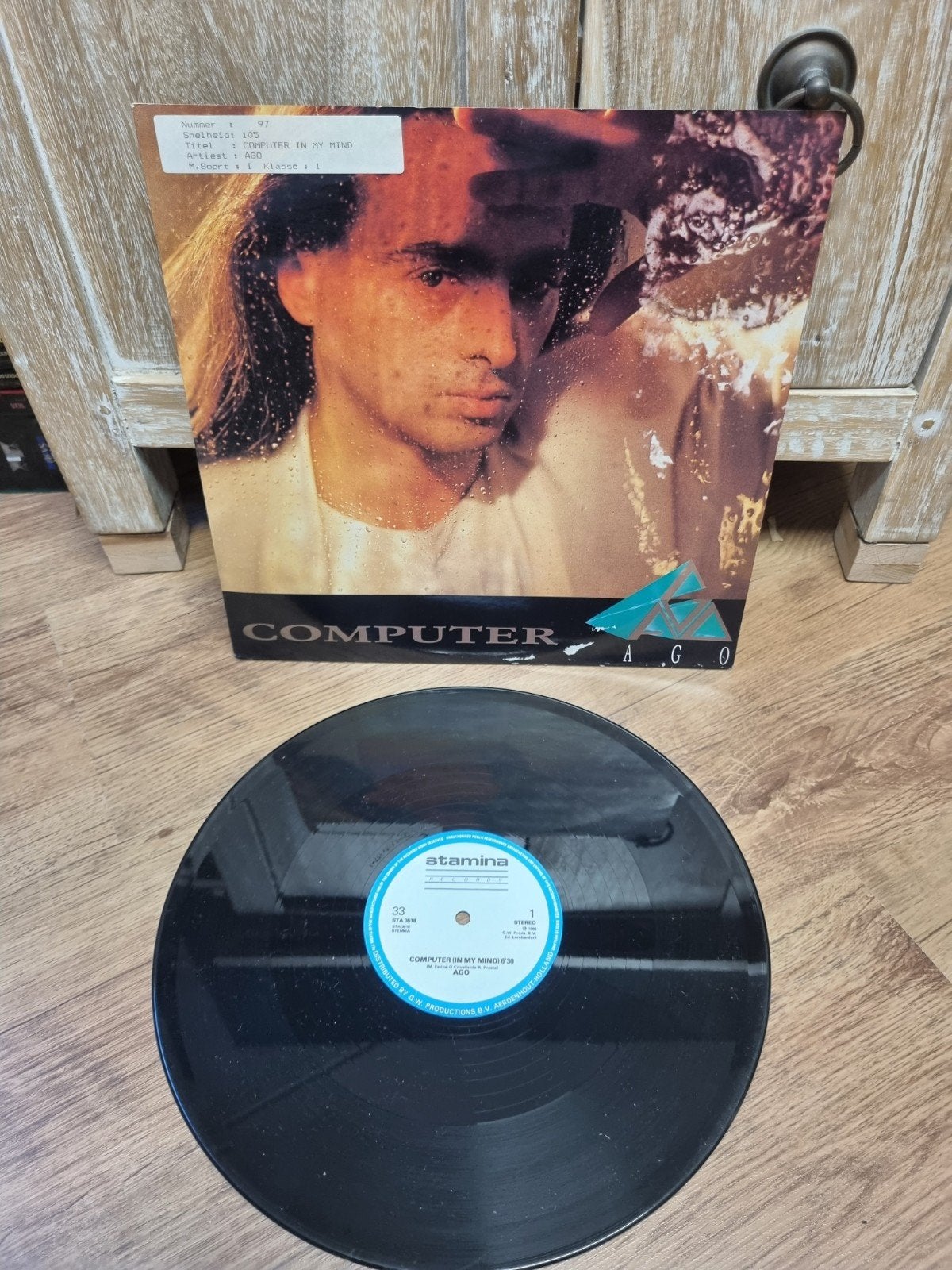 12"Ago (2) – Computer (In My Mind, Cd's en Dvd's, Vinyl | Dance en House, Ophalen of Verzenden, Zo goed als nieuw, Overige formaten