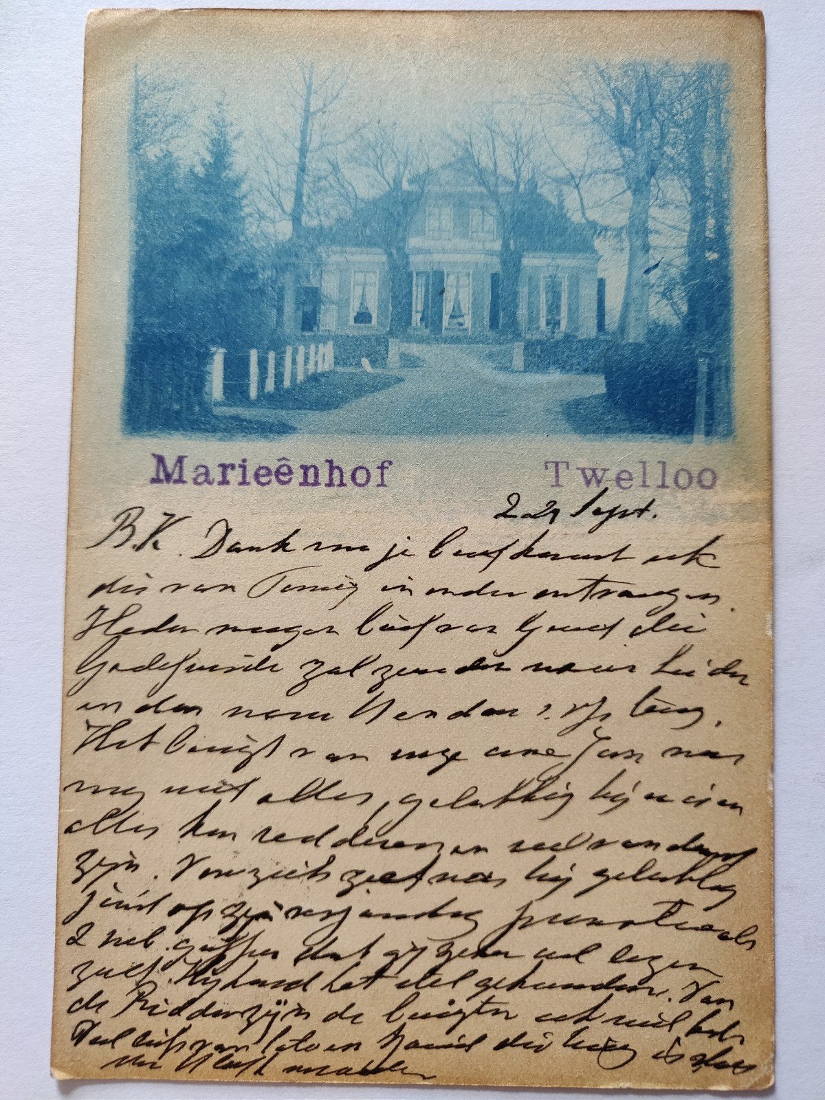 X2853 Twelloo 1901, Ophalen of Verzenden, Voor 1920, Noord-Holland