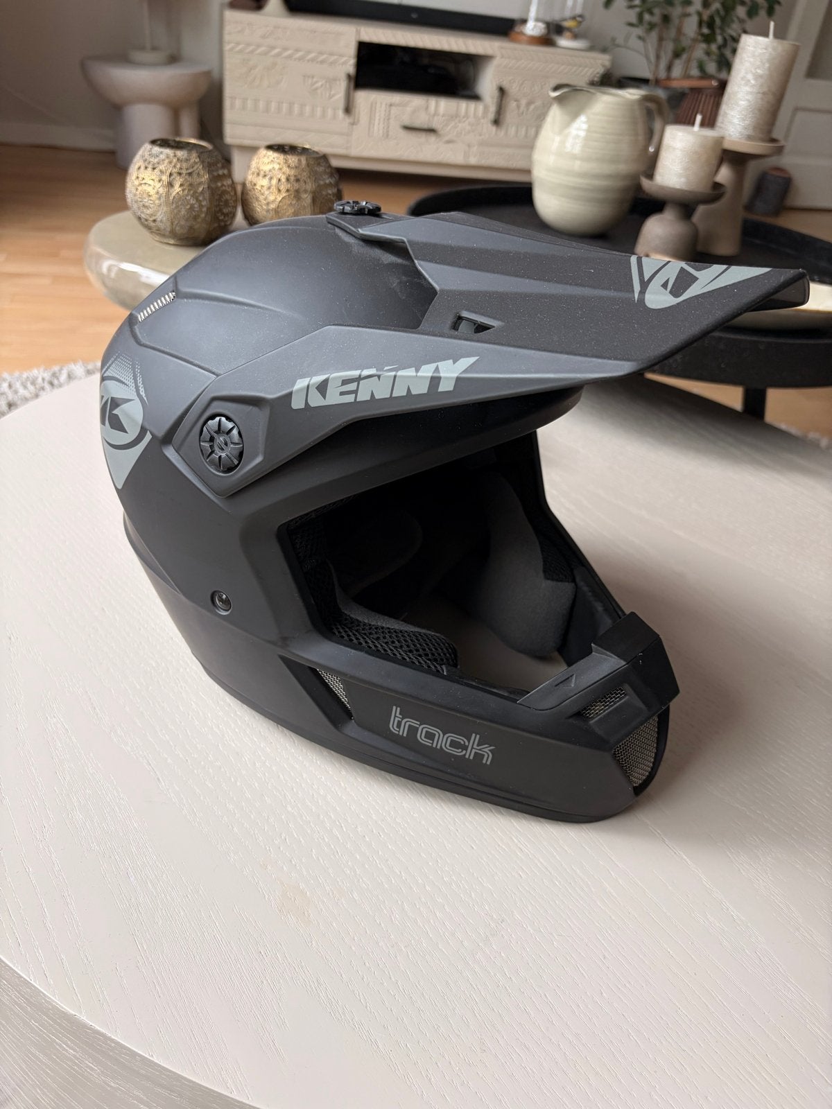Kenny Track fietshelm event. met 100% en Scott goggles, Ophalen, Zo goed als nieuw, M, Heer of Dame