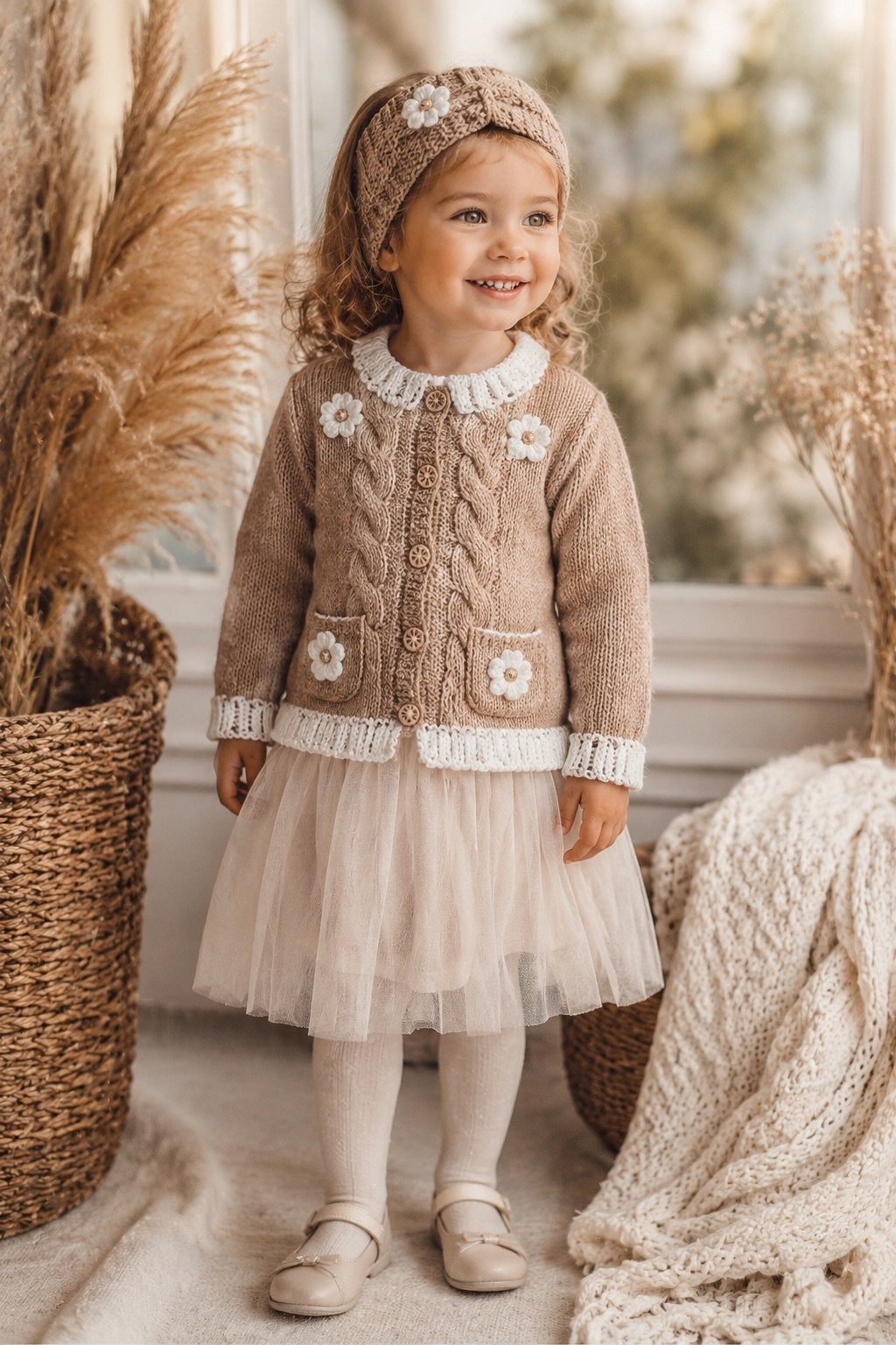 Handgemaakt trui voor meisje 3-4 jaar, Ophalen of Verzenden, Nieuw, Breien, Patroon of Boek
