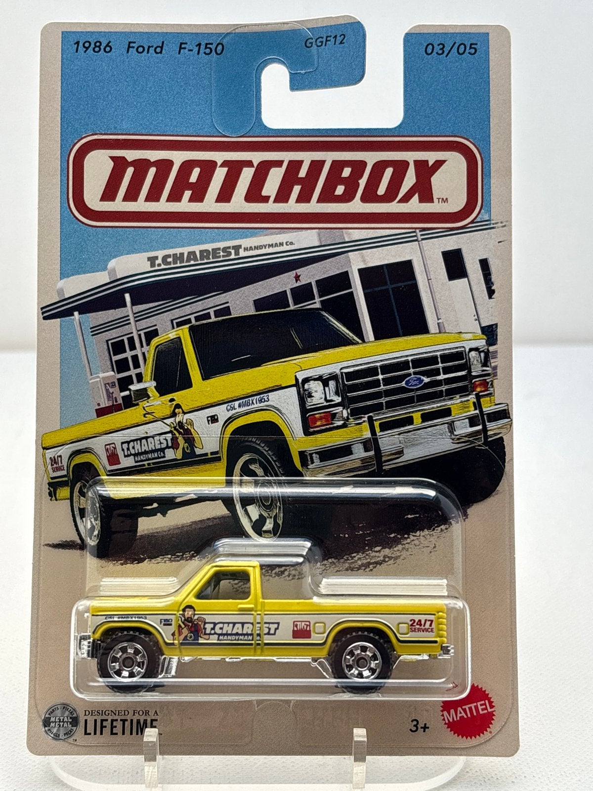 Matchbox 1986 Ford F-150 T. Charest Handyman Co. GGF12
