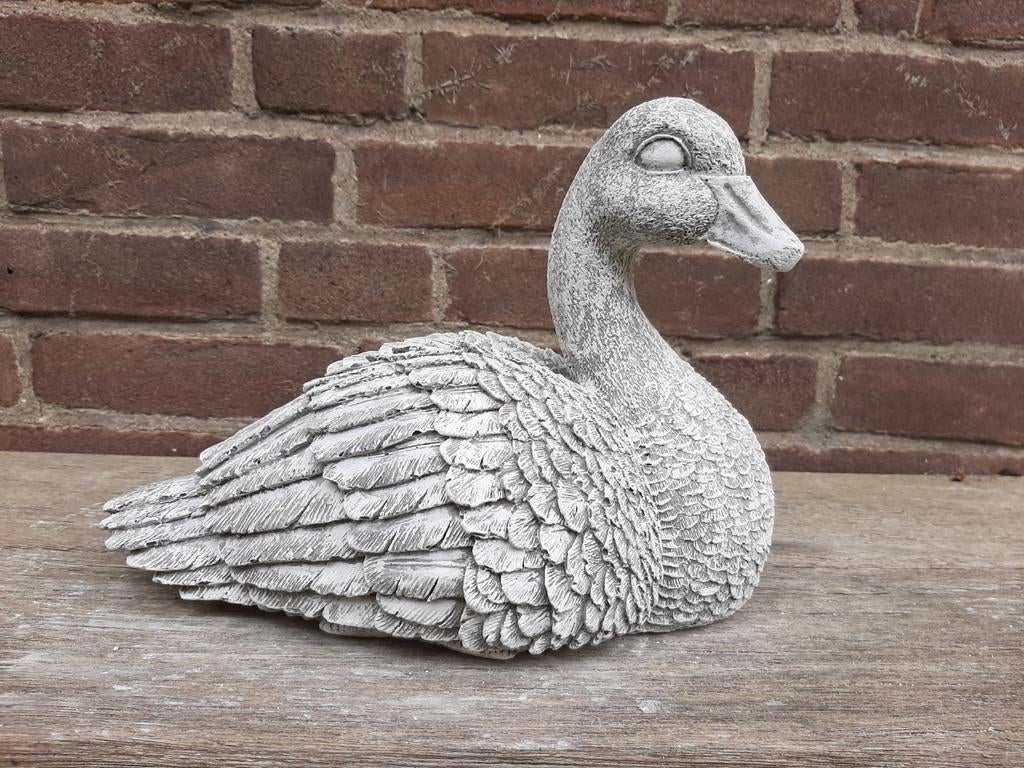 Gans betonnen beeld tuinbeeld beton, Tuin en Terras, Tuinbeelden, Ophalen of Verzenden