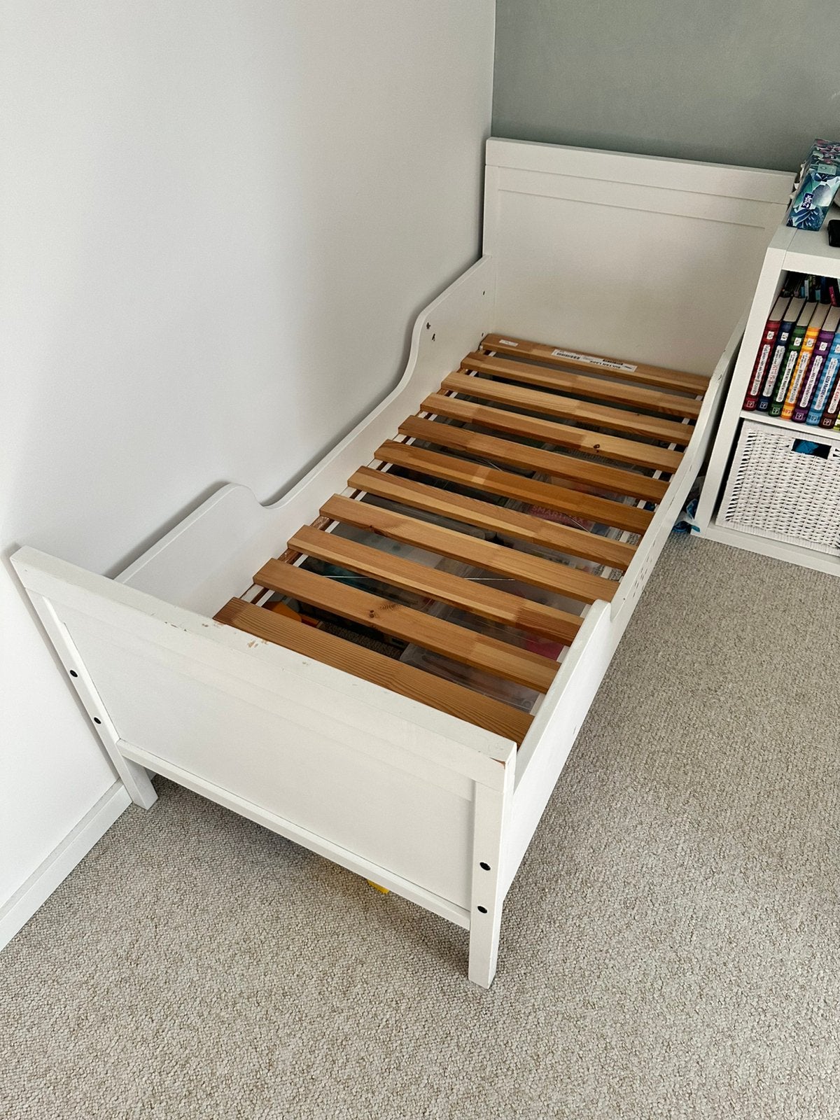 GRATIS IKEA SULTAN LADE kinderbed met lattenbodem, Gebruikt, Wit, Hout, Eenpersoons