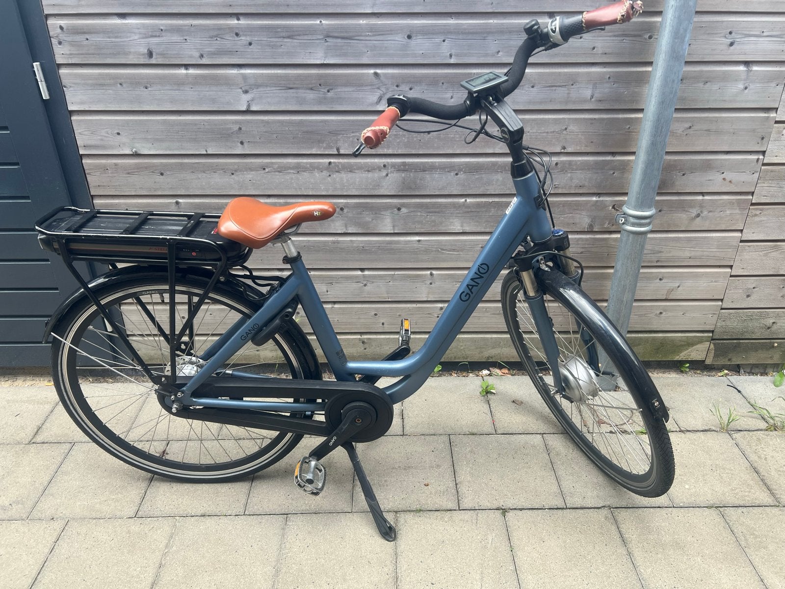 Gano elektrische fiets met 7 versnellingen en 396Wh accu, Gebruikt, 51 tot 55 cm, 30 tot 50 km per accu, Ophalen