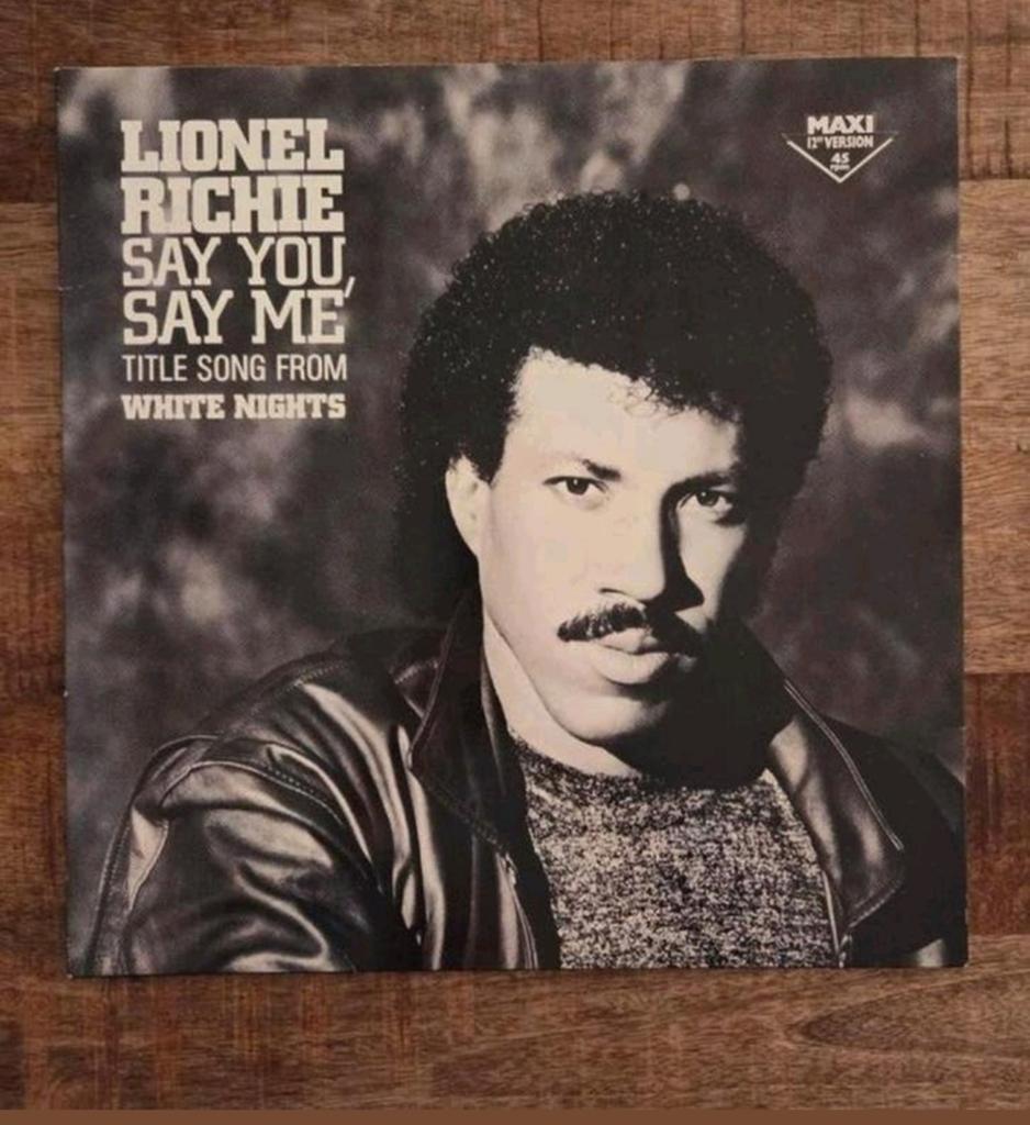 Lp maxi single Lionel Richie say you say me, Ophalen of Verzenden