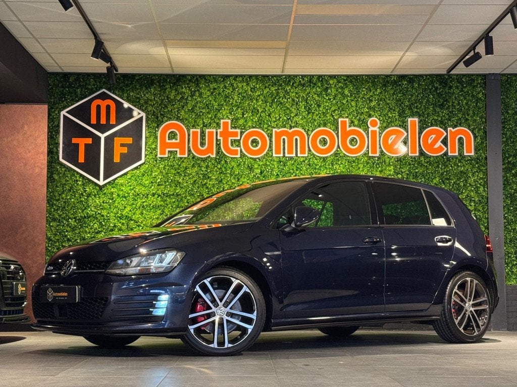 Volkswagen Golf 2.0 TDI GTD 184 PK |SPORT&SOUND|ACC|DAB|LANE, Gebruikt, Euro 6, Blauw, Alcantara
