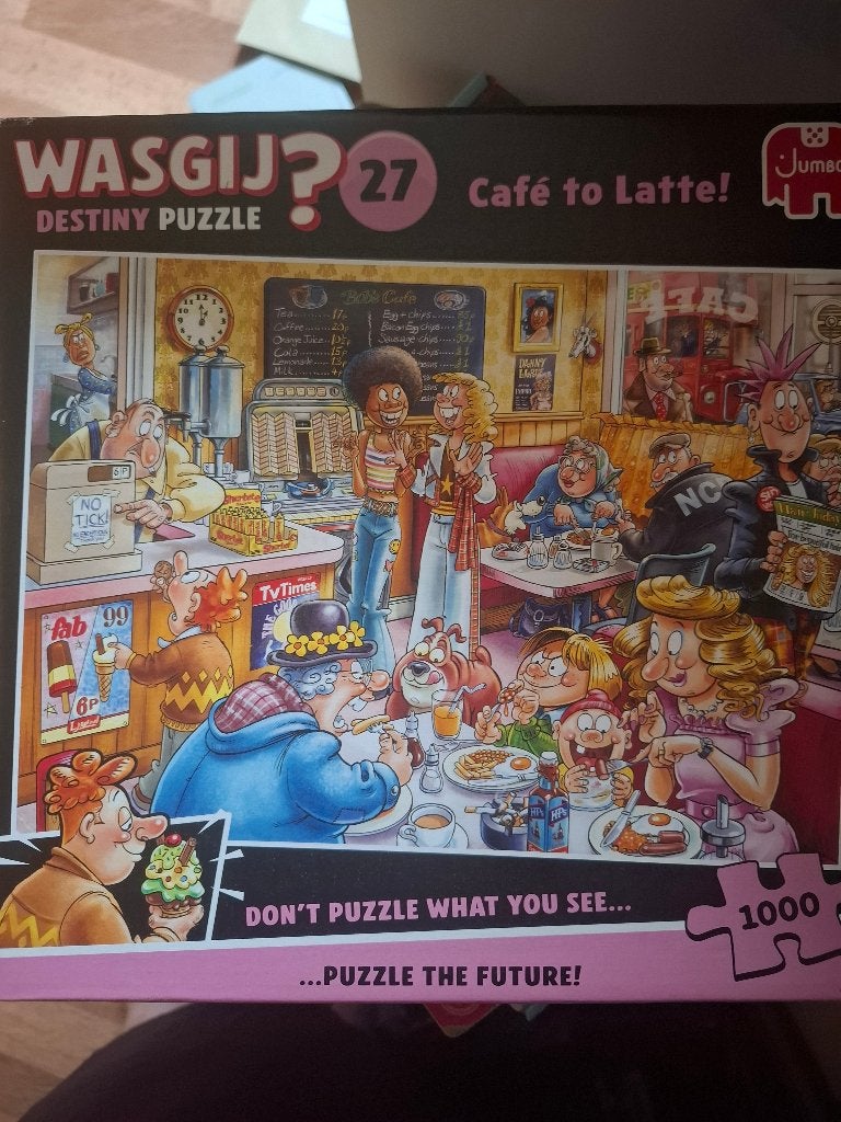Wasgij puzzel 27, Ophalen, 500 t/m 1500 stukjes, Zo goed als nieuw, Legpuzzel
