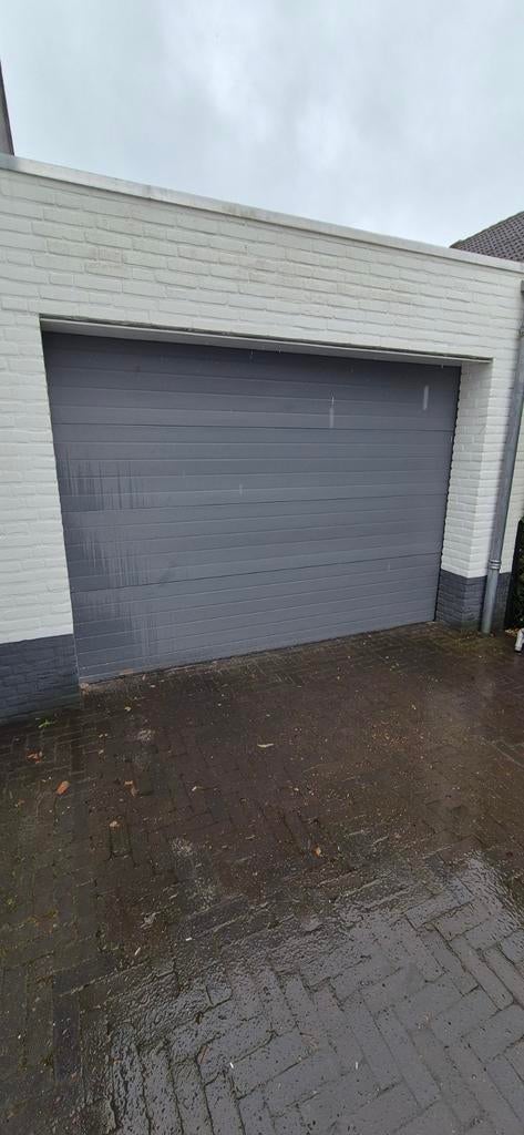 Sectionaal garagedeur elektrisch 300 x 211 cm, Ophalen, Gebruikt, 120 cm of meer, Garagedeur