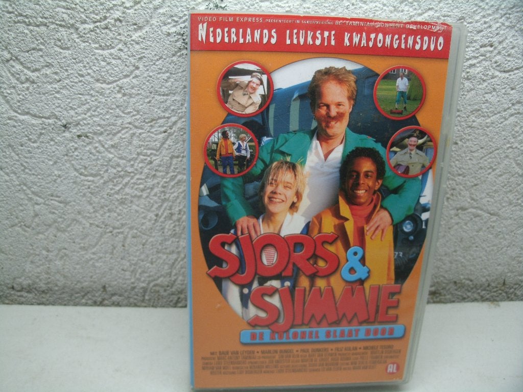 vhs 120a sjors en sjimmie de kononel slaat door ned gespr, Cd's en Dvd's, Alle leeftijden, Ophalen of Verzenden, Gebruikt
