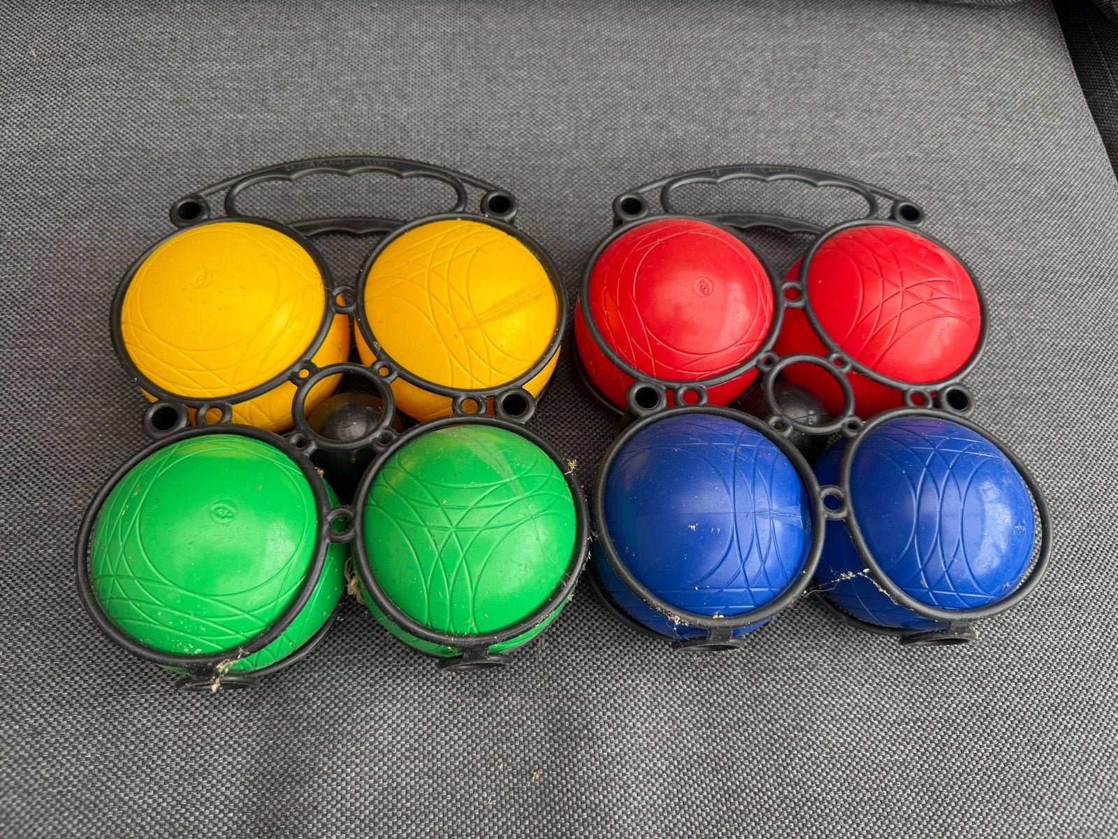 Gratis! 2 Jeu de boules setjes - Kunststof uitvoering, Ophalen, Gebruikt