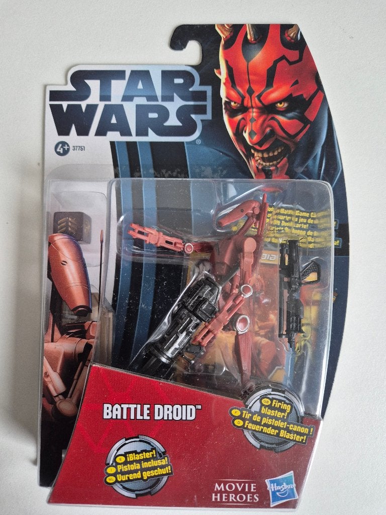Star Wars Movie Heroes 2012 MH04 Battle Droid AOTC, Ophalen of Verzenden, Nieuw, Actiefiguurtje
