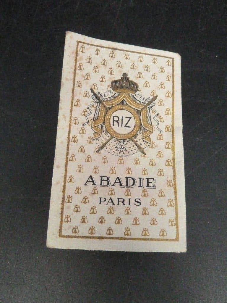 Riz abadie Paris sigaretten vloeitjes 1935, Ophalen of Verzenden, Zo goed als nieuw, Overige typen