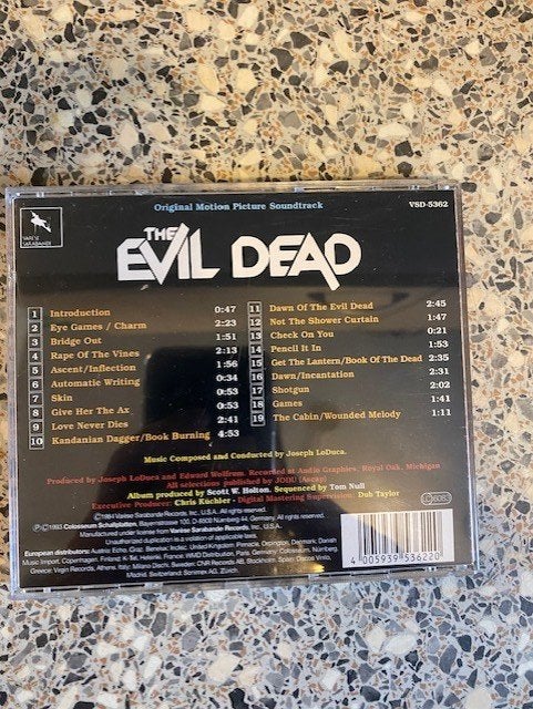 Evil Dead, Soundtrack, Ophalen of Verzenden, Zo goed als nieuw, Soundtrack