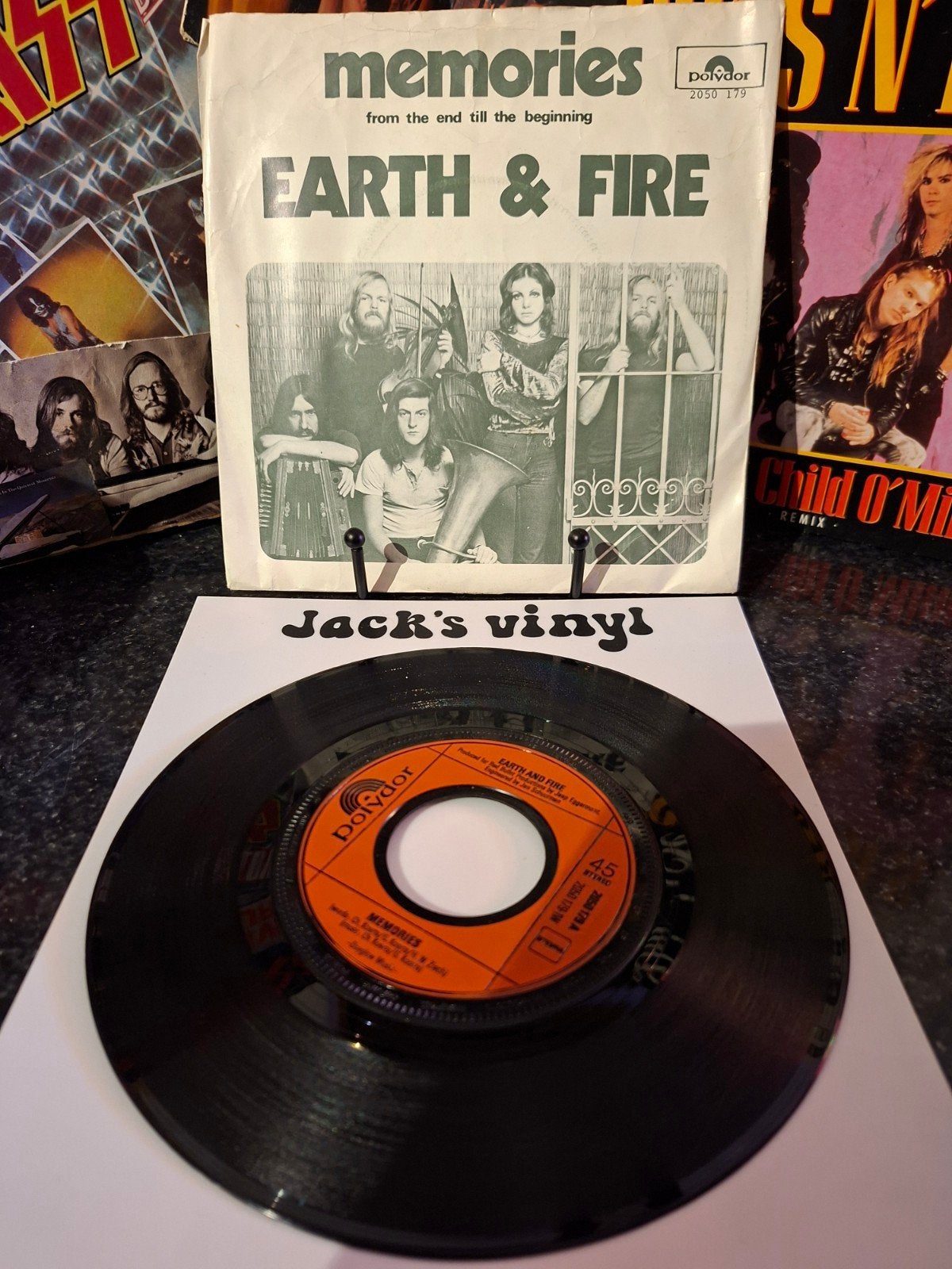 Earth & Fire - Memories      1972, Gebruikt, 7 inch, Ophalen of Verzenden, Beschermende buitenhoes