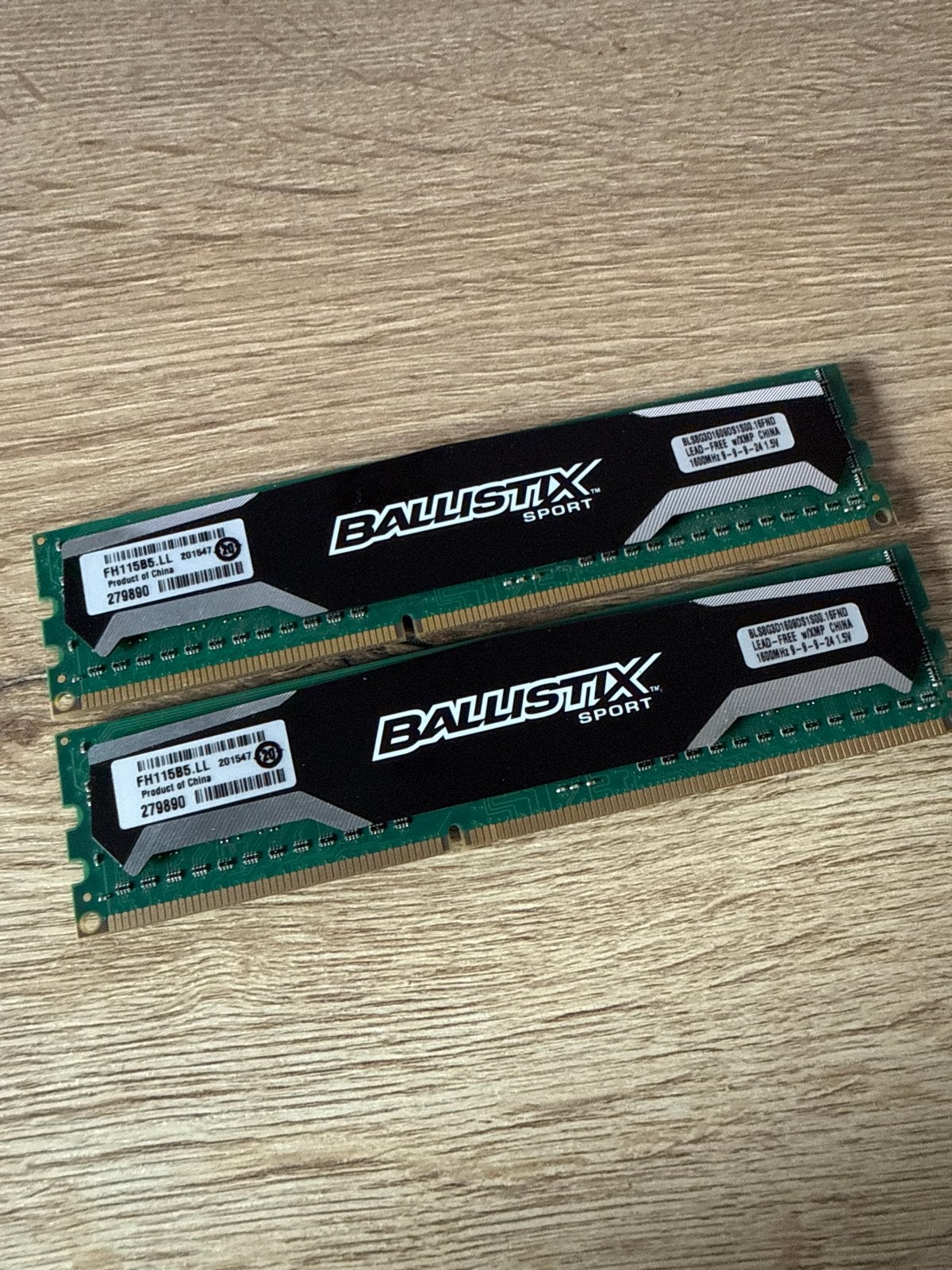 Ballistix Sport DDR3 RAM 16GB (2x8GB) 1600MHz, Computers en Software, RAM geheugen, Server, 8 GB, DDR3, Ophalen of Verzenden