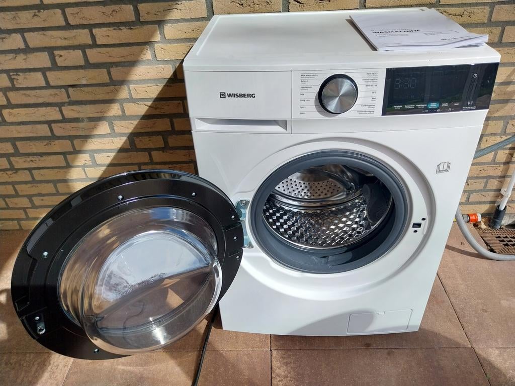 Jonge (2025) Wisberg wasmachine 8kg, Ophalen, 1200 tot 1600 toeren, 8 tot 10 kg, Zo goed als nieuw