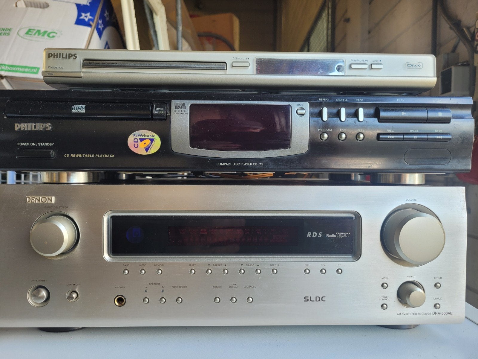 Denon en jamo studio 160 2xen dvd cd, Ophalen, Gebruikt, Losse componenten, Denon