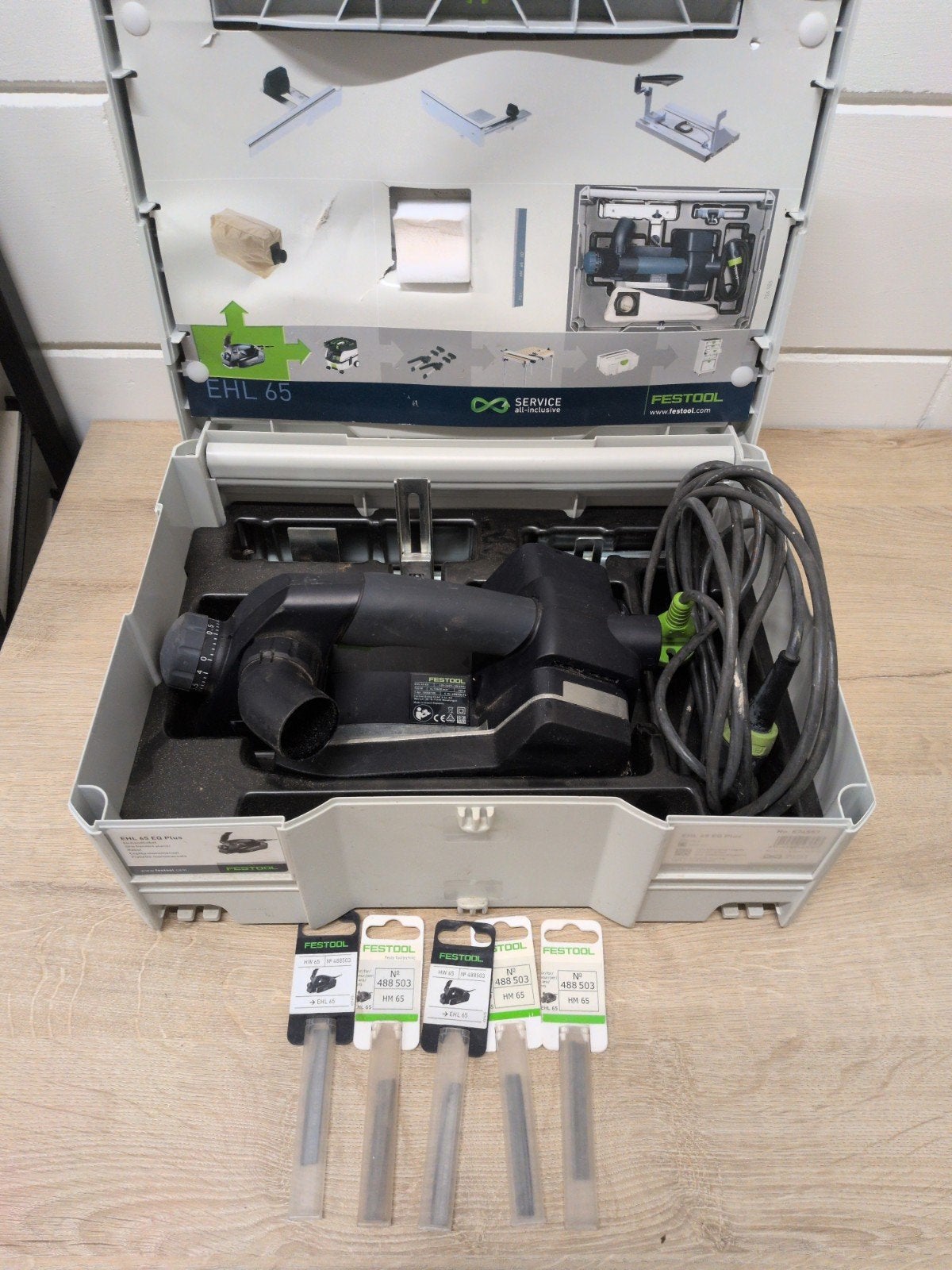 Foto 2 van Festool EHL 65 EQ plus schaafmachine in systainer