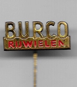 BURCO FIETS SPELD METALEN UITVOERING, Ophalen of Verzenden, Gebruikt, Transport, Speldje of Pin