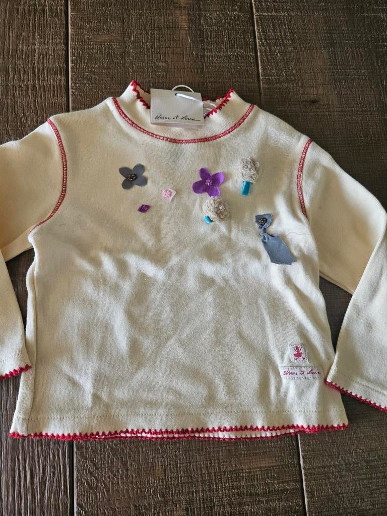 Nieuw Eliane et Lena shirtje met applicaties, Meisje, Ophalen of Verzenden, Shirtje of Longsleeve, Nieuw
