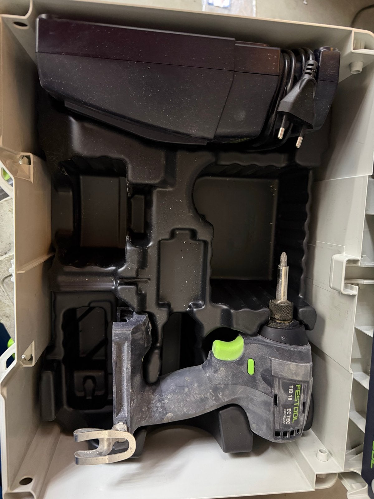 Festool TID 18-Basic Accu-slagboormachine in Systainer, Ophalen of Verzenden, Boor- en Schroefmachine, Klopboormechanisme, Gebruikt
