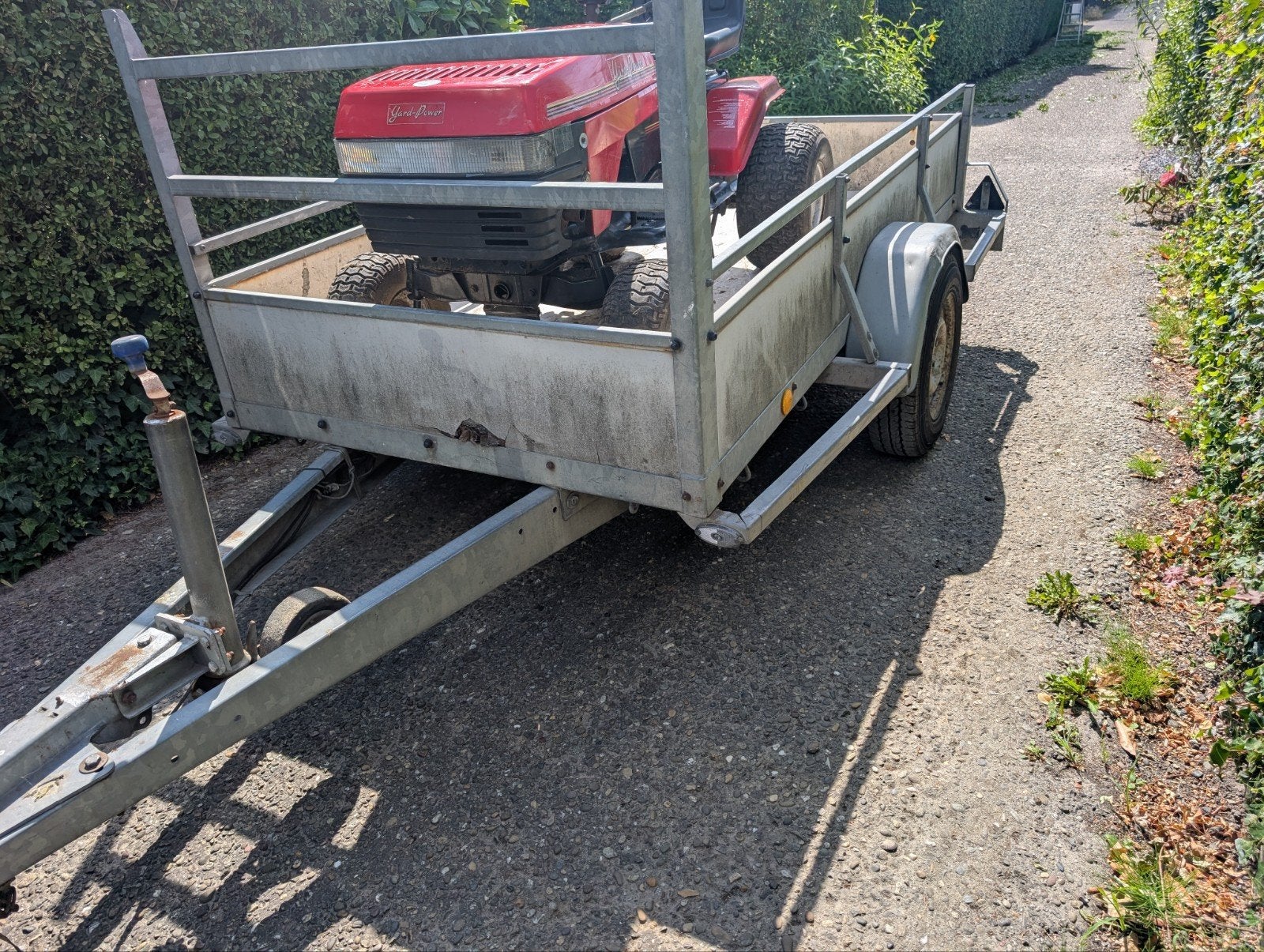 Aanhanger opknapper 2,50x1,25m met betonplex platen, Ophalen of Verzenden