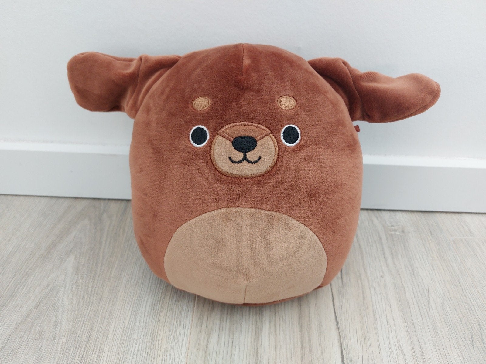 Knuffel squishmallows flaxy the dog teckel L1478, Ophalen of Verzenden